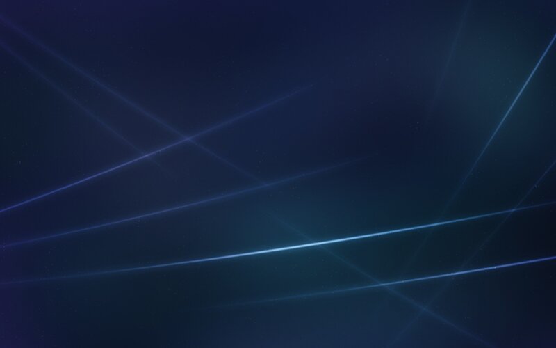 Blue Light Beams in Space — Serene, Night, Abstract