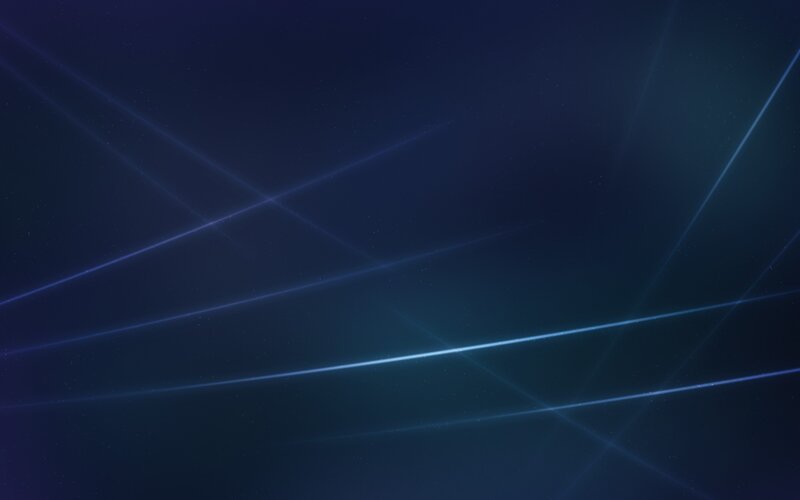 Blue Light Beams in Space — Serene, Night