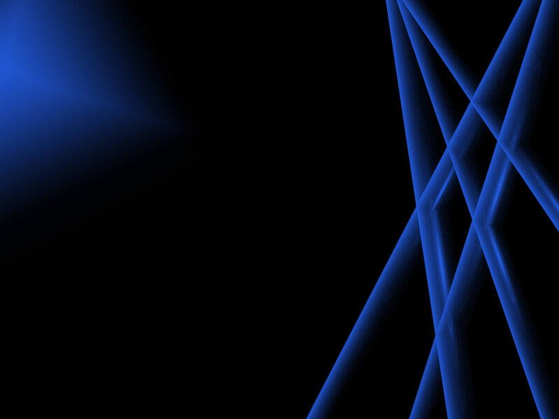 blue light beams on black