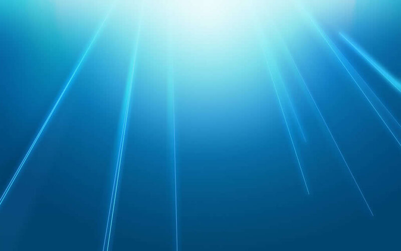 Blue Light Beams — Serene, Abstract, Light Rays