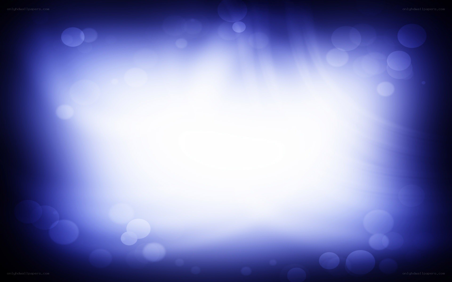 blue light bokeh background