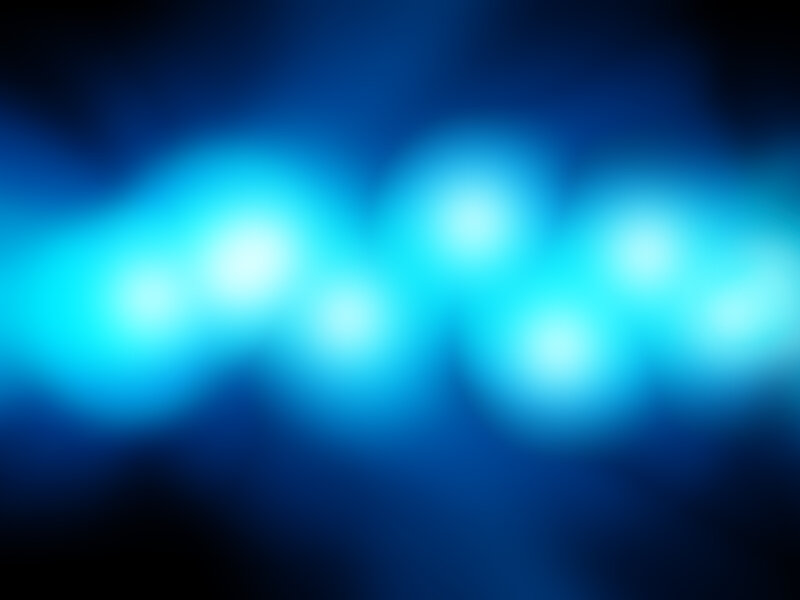 blue light bokeh effect