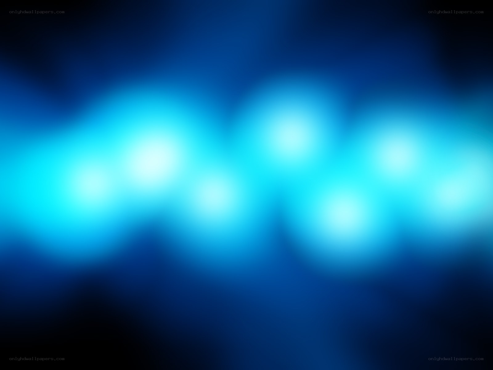 blue light bokeh effect