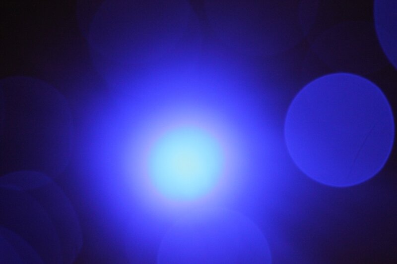 Blue Light Bokeh