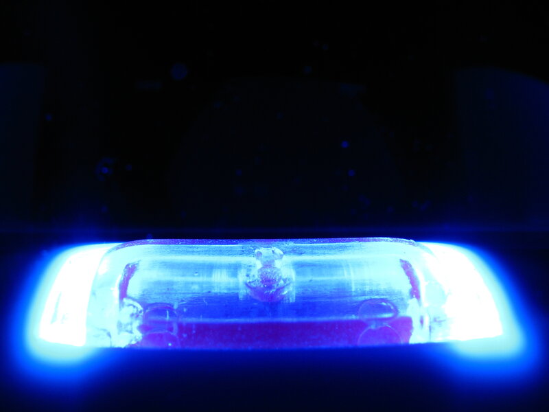 Blue Light Bulb