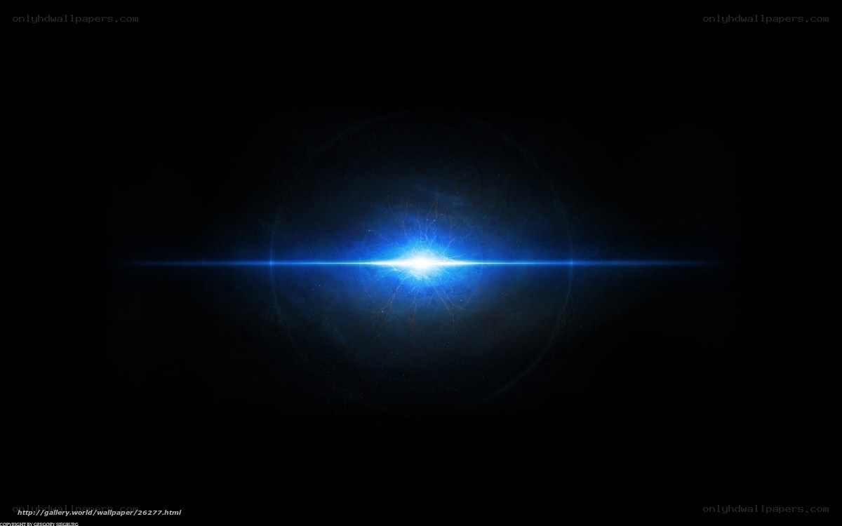 blue light burst