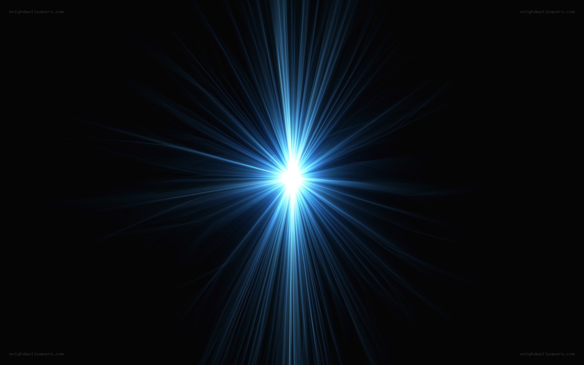 blue light burst