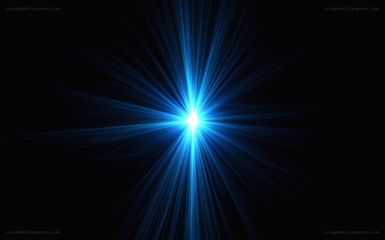 blue light burst