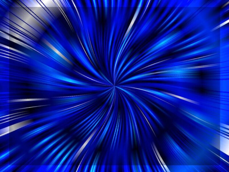 blue light burst animation