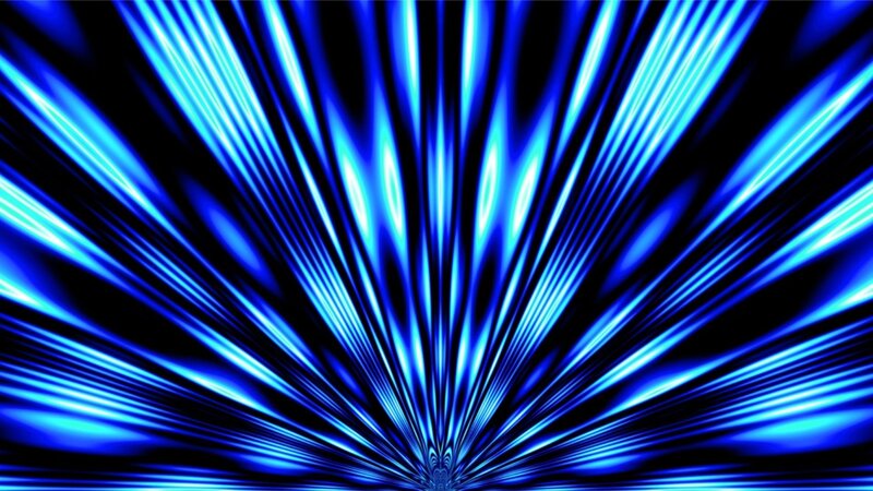 blue light burst animation