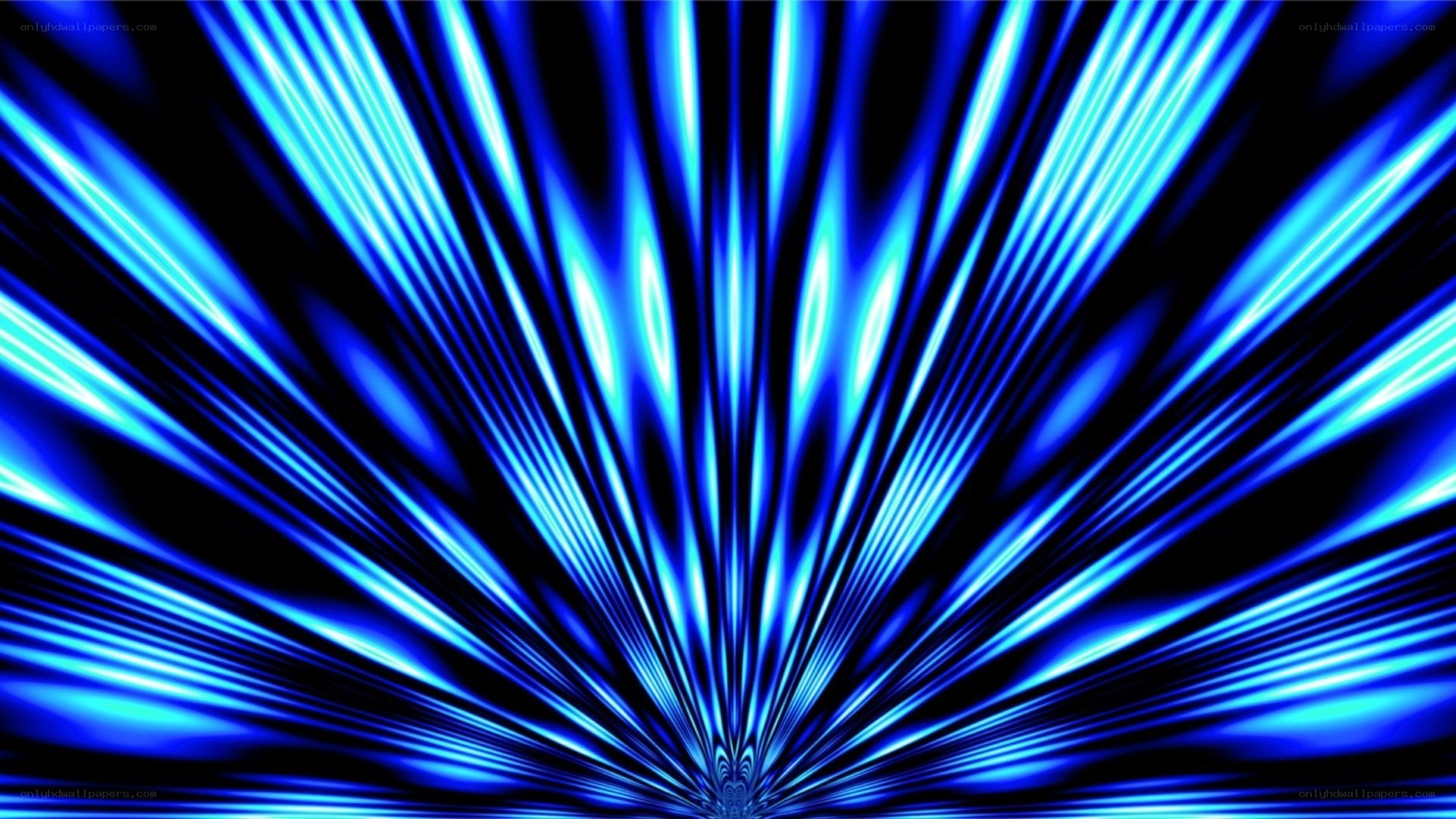 blue light burst animation