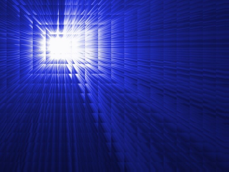 blue light burst background