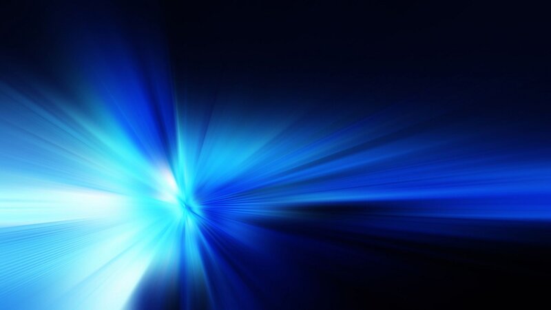 Blue Light Burst — Dynamic, Abstract, Light Rays