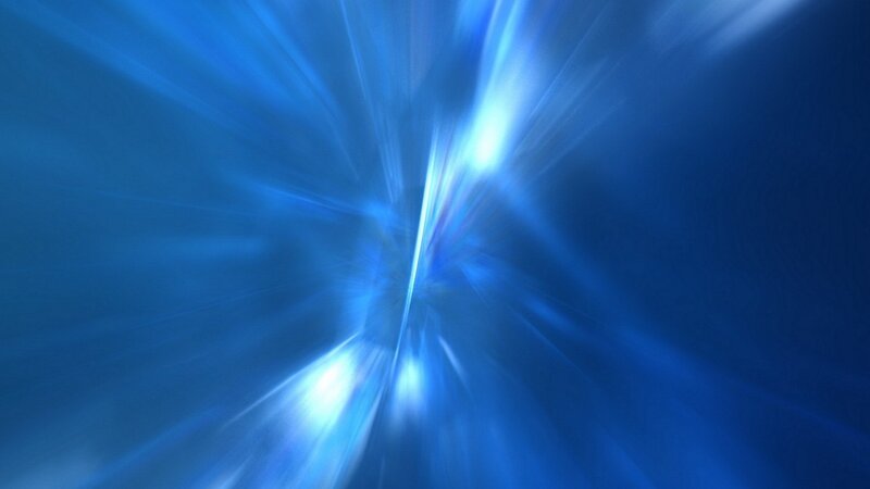 Blue Light Burst — Dynamic, Abstract, Rays