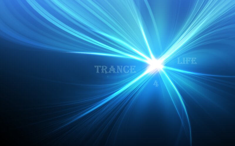 Blue Light Burst — Dynamic, Digital Art
