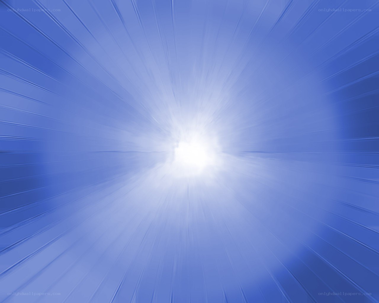 blue light burst effect