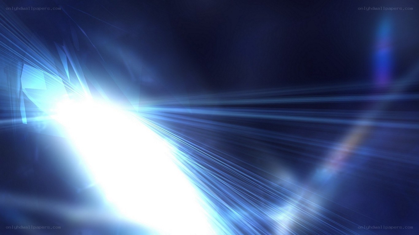 blue light burst effect