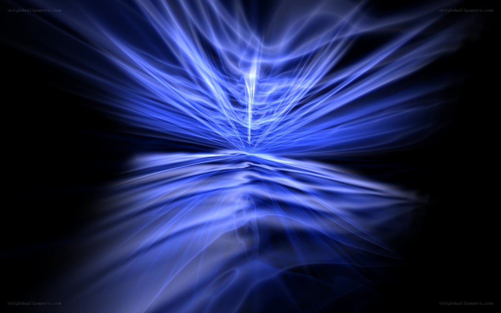 blue light burst effect
