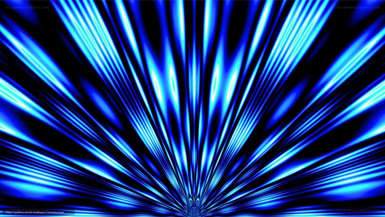 blue light burst effect