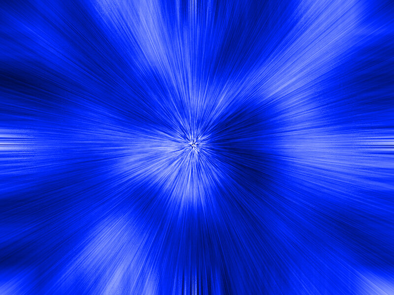 blue light burst effect