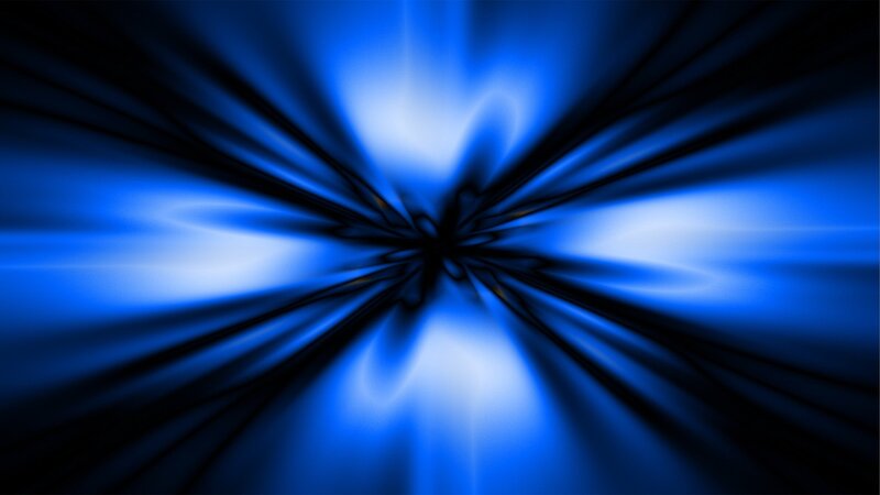 blue light burst effect