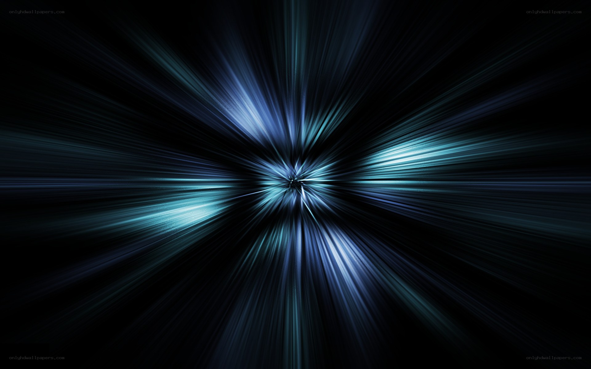 blue light burst effect