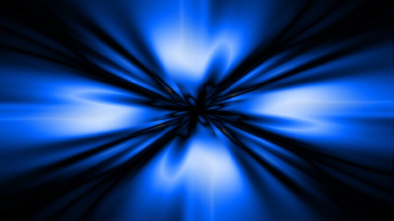 blue light burst effect