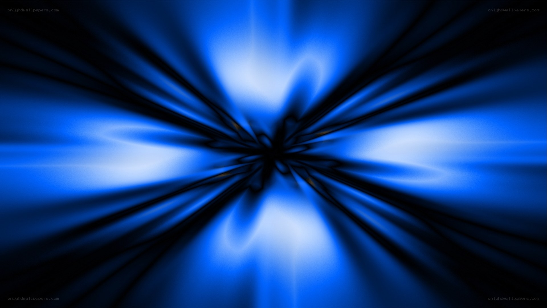 blue light burst effect