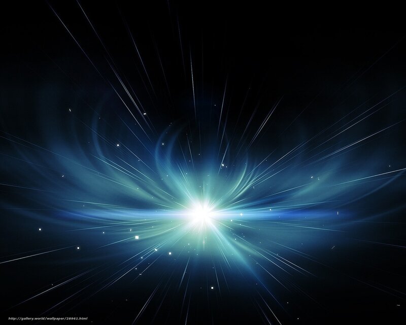 Blue light burst explosion