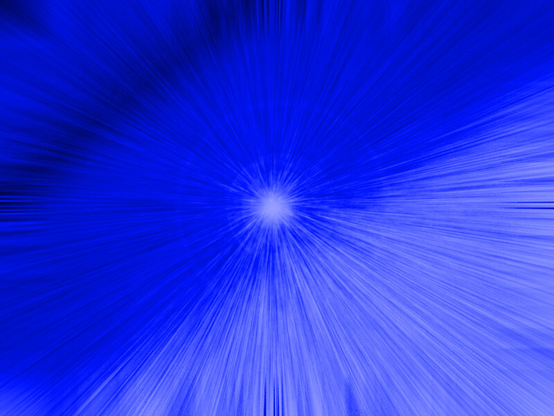 Blue Light Burst — Intense