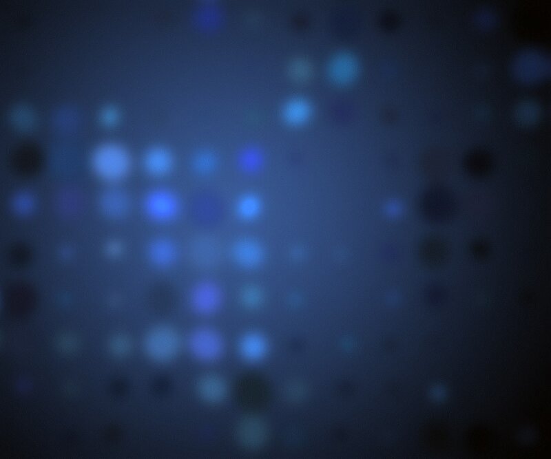 Blue Light Dots on Dark Background