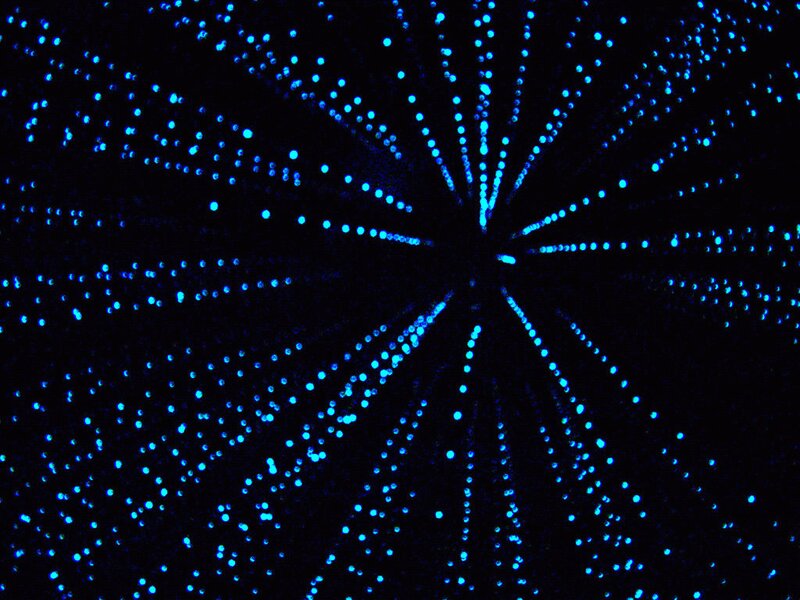 Blue Light Dots Pattern