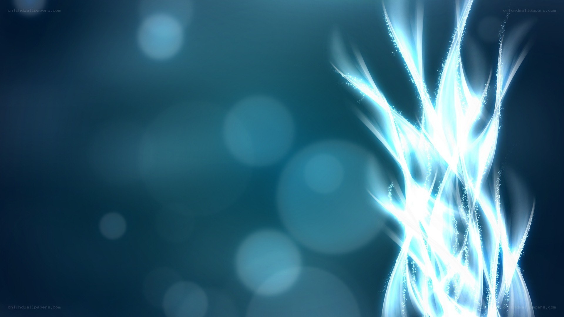 blue light energy abstract