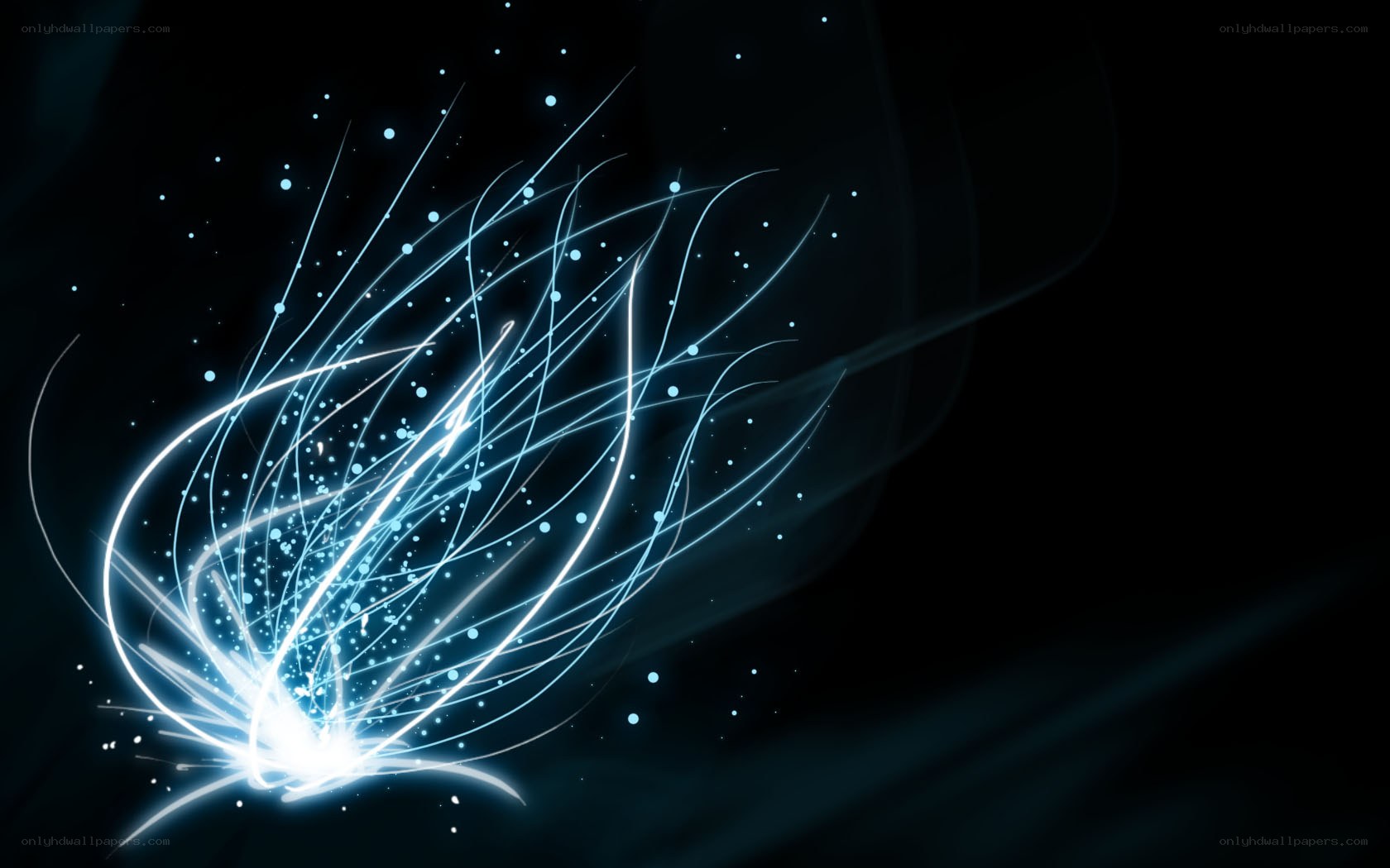 blue light energy burst