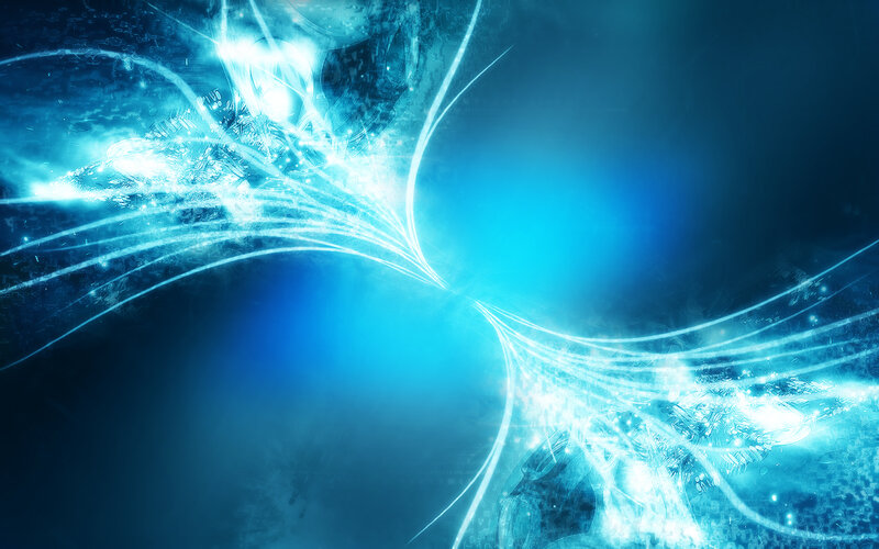 Blue Light Energy Flow