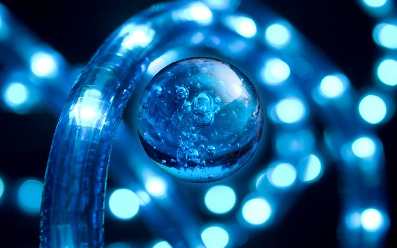 blue light fiber optic
