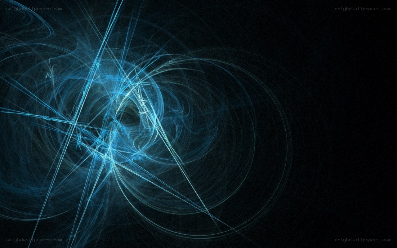 blue light fractal animation