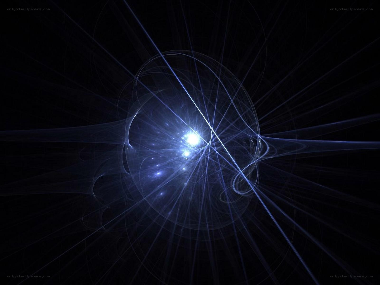 blue light fractal explosion