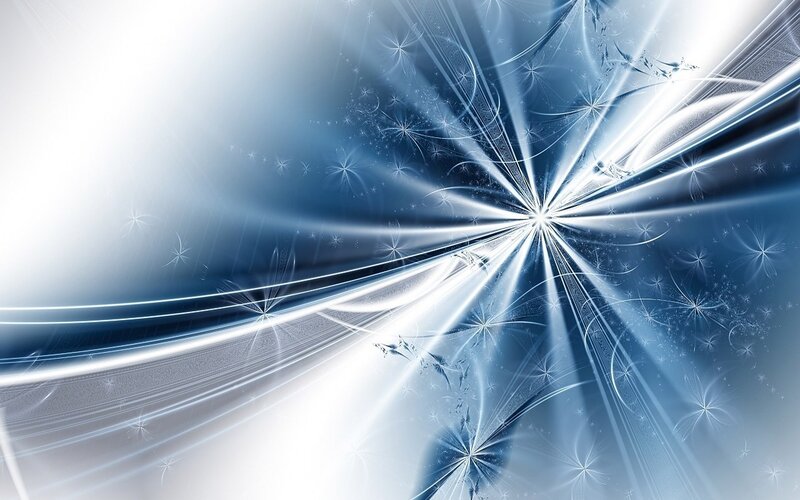 Blue Light Fractal Pattern — Dynamic
