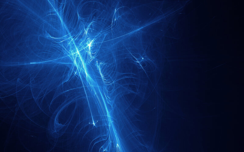Blue Light Fractal Patterns — Dynamic