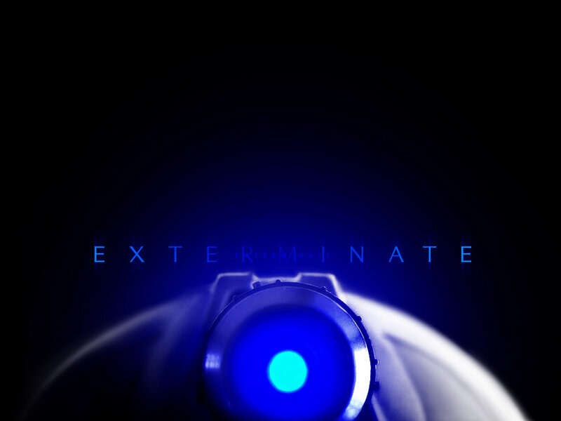 blue light gun with text