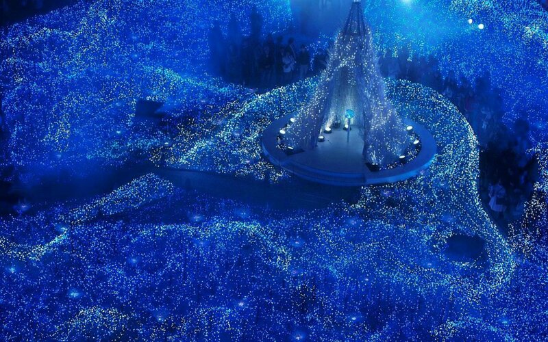 Blue Light Installation