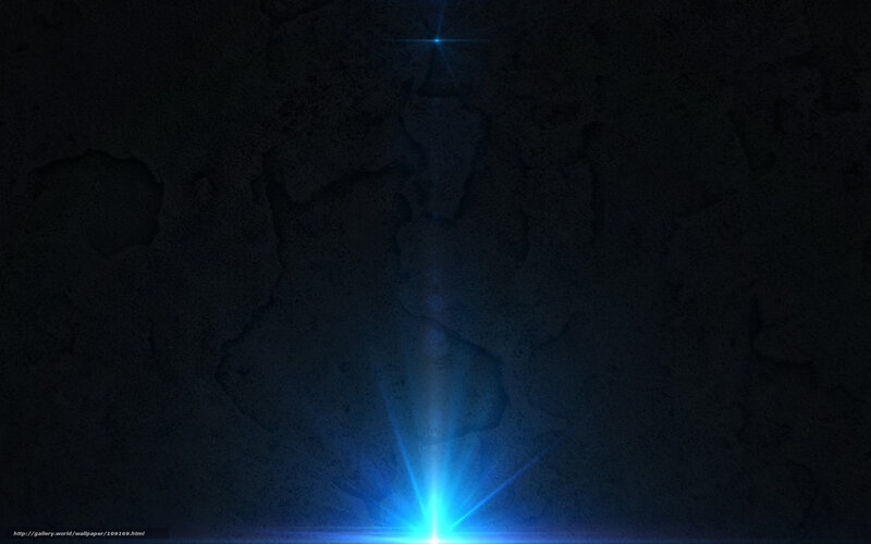blue light on dark wall