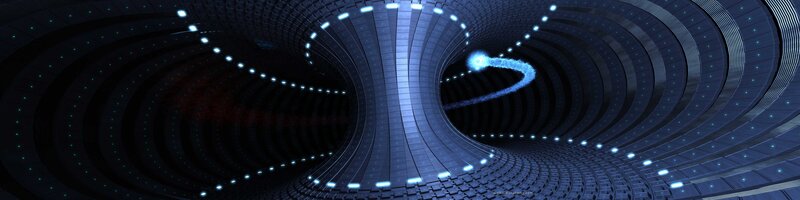 Blue Light Orbiting Tunnel
