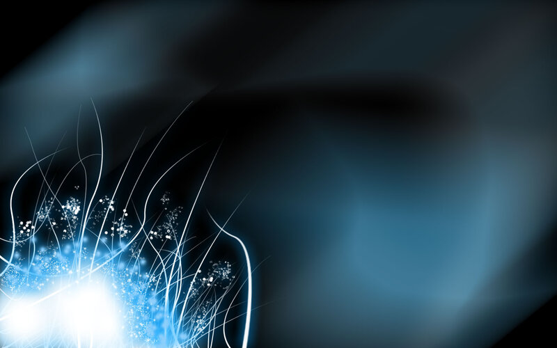 Blue Light Particles — Abstract