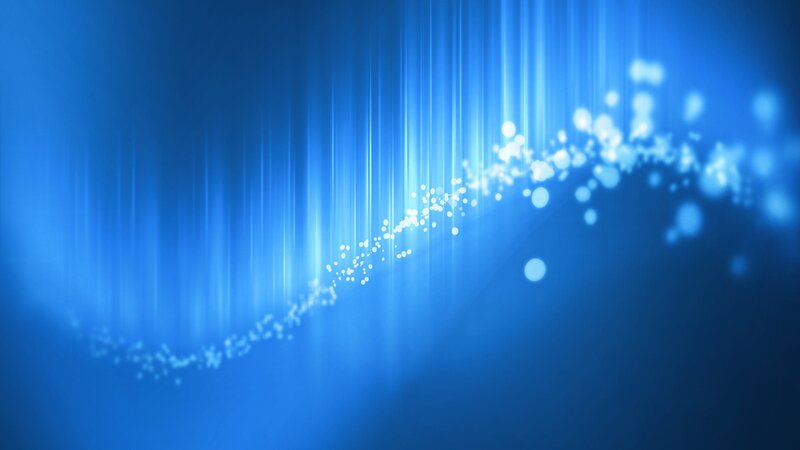 blue light particles wave