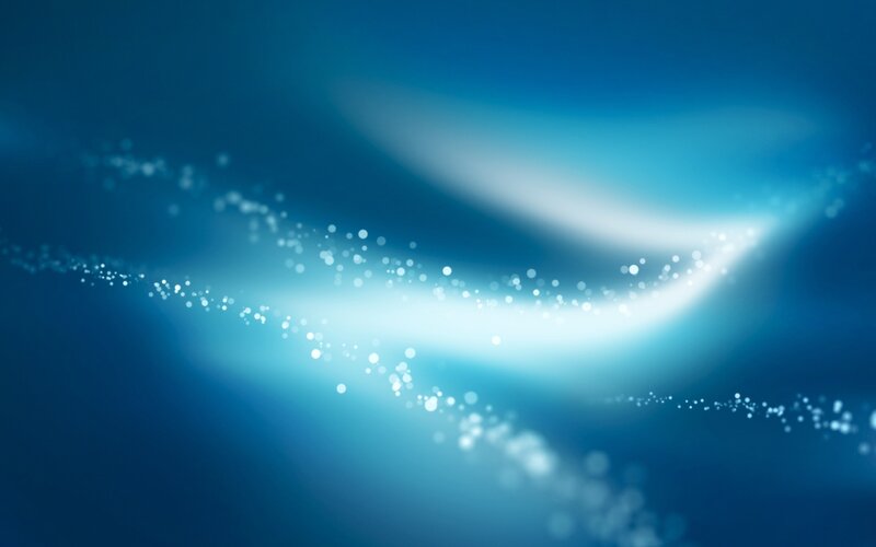 blue light particles wave