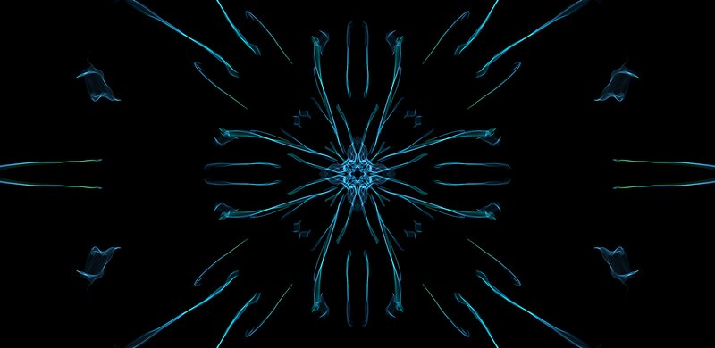 Blue Light Pattern — Calm