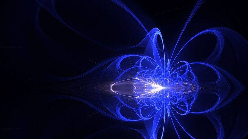 Blue Light Patterns — Dramatic, Abstract, Lines