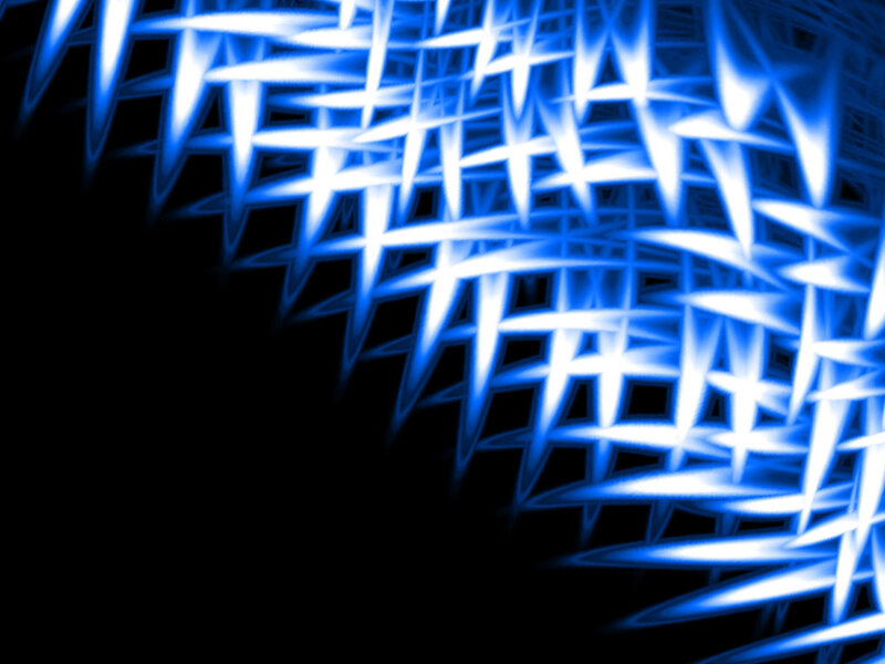 Blue Light Patterns — Energetic, Abstract, Grid